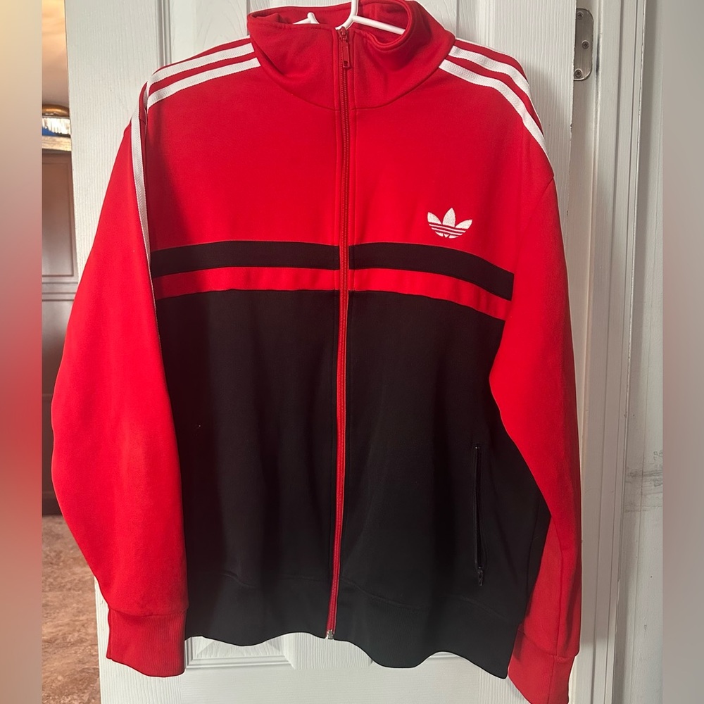 Vintage Men's Adidas Set with Jacket and Pants with classic 3-stripes Sz XL